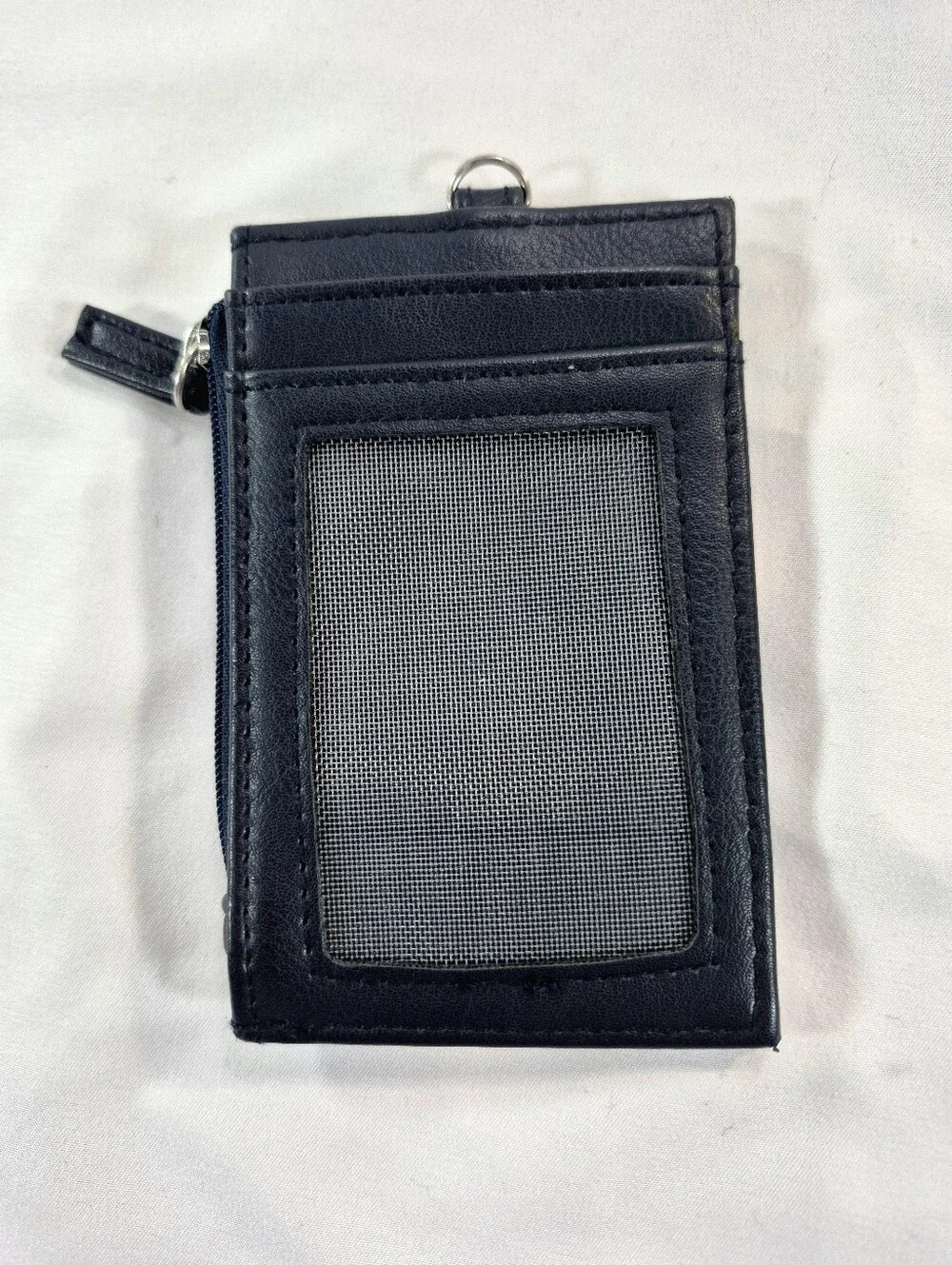 Nautica Retro Polka Dot Slim Card Case Wallet with Coin Pouch 90s Utility Retro